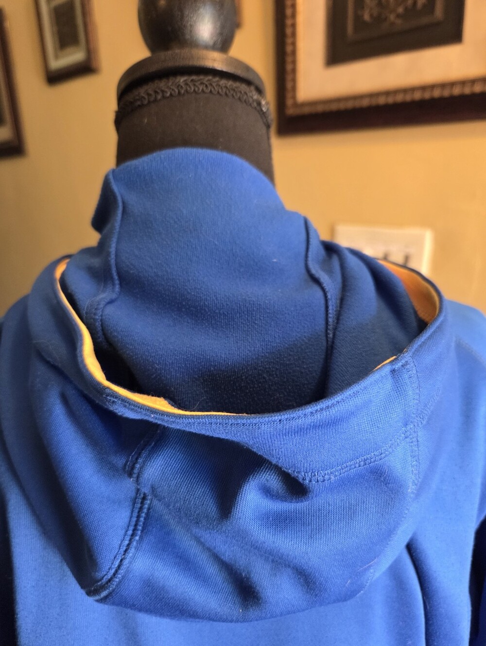 Adidas BLUE & YELLOW Full ZIP Track Jacket SIZE L (14/16) - Picture 7 of 9